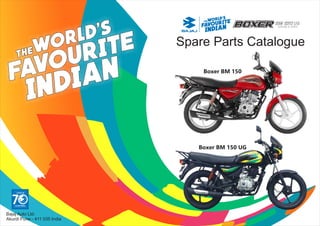 Bajaj boxer bm 150 on sale spare parts