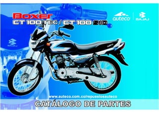 TEC S1D/
CATÁLOGO DE PARTES
www.auteco.com.co/repuestosauteco
 