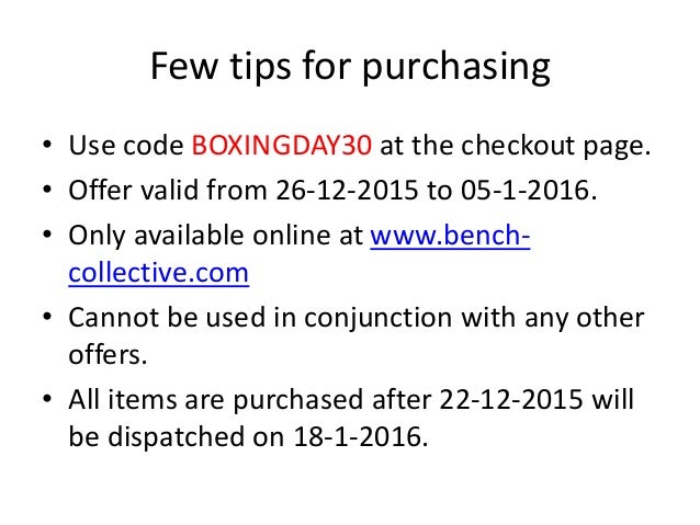 Special 30 Off On Boxing Day At This New Year