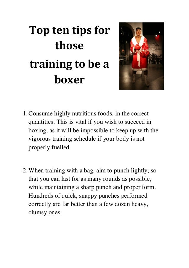 boxing tips proper punching form