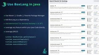 BoxLang: A Modern Modular Dynamic JVM Language for Productive ...