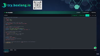 BoxLang: A Modern Modular Dynamic JVM Language for Productive ...