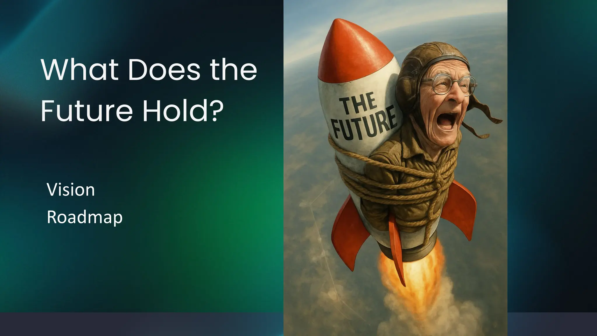 What Does the
Future Hold?
Vision
Roadmap
 