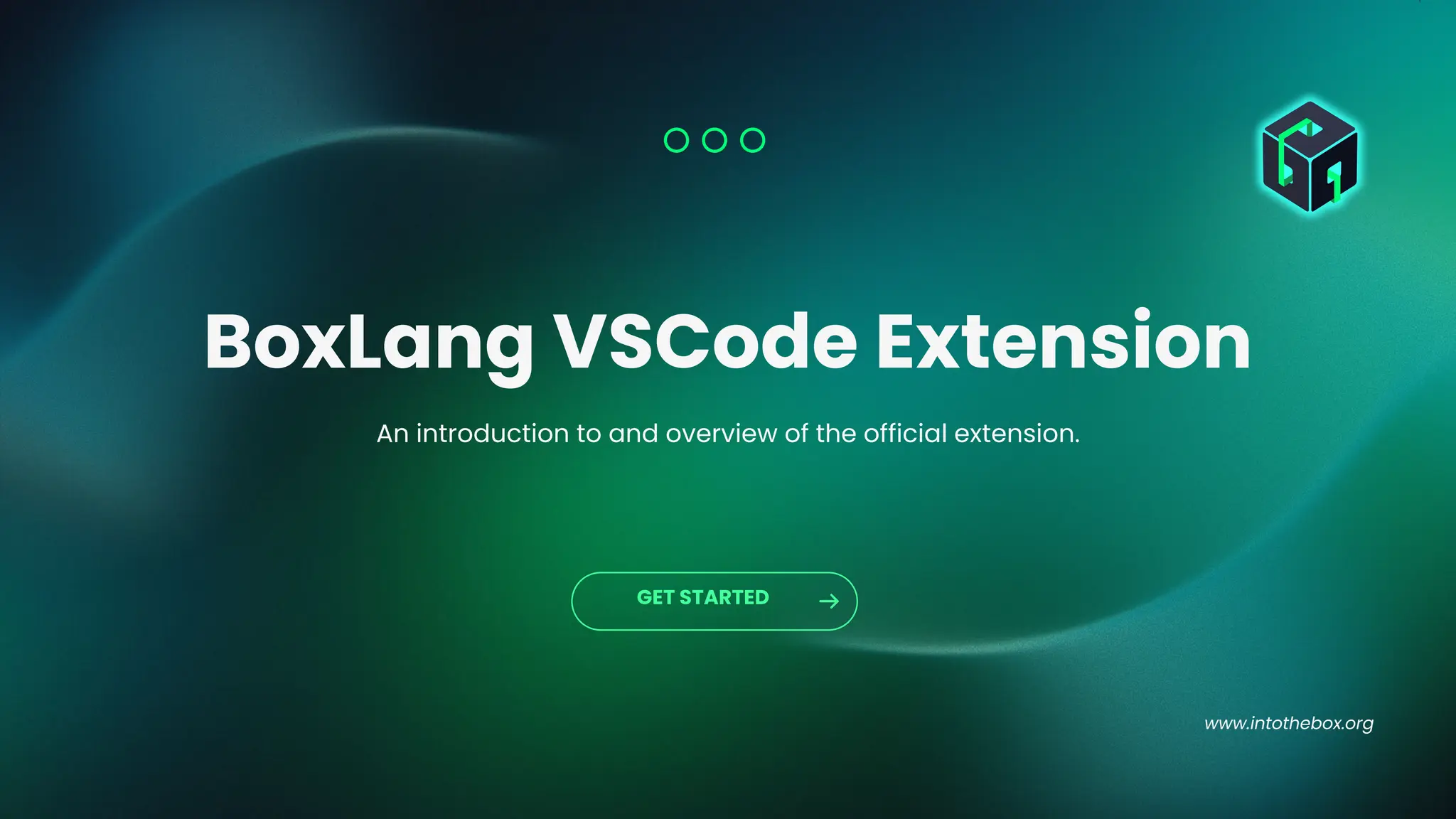 www.intothebox.org
GET STARTED
An introduction to and overview of the official extension.
BoxLang VSCode Extension
 