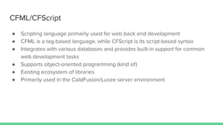 BoxLang vs the world Koi Koenig CFCamp 2024 | PDF