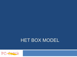 HET BOX MODEL
 