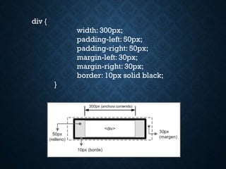 div {
width: 300px;
padding-left: 50px;
padding-right: 50px;
margin-left: 30px;
margin-right: 30px;
border: 10px solid black;
}
 