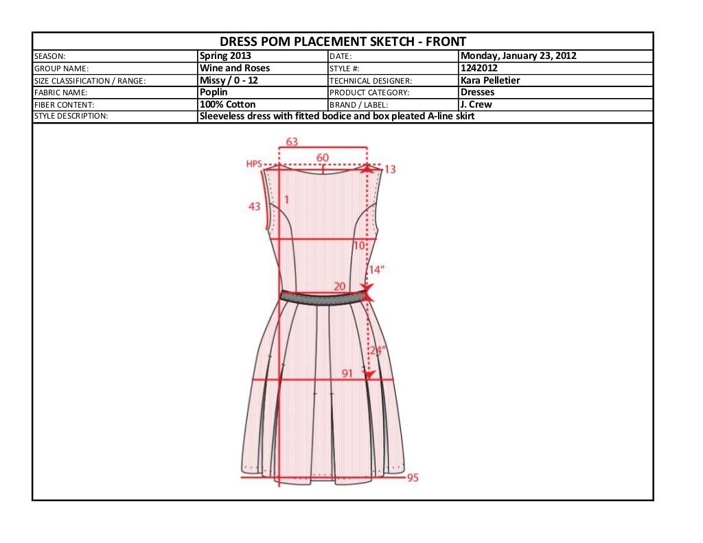 Box Pleated Dress Tech Pack