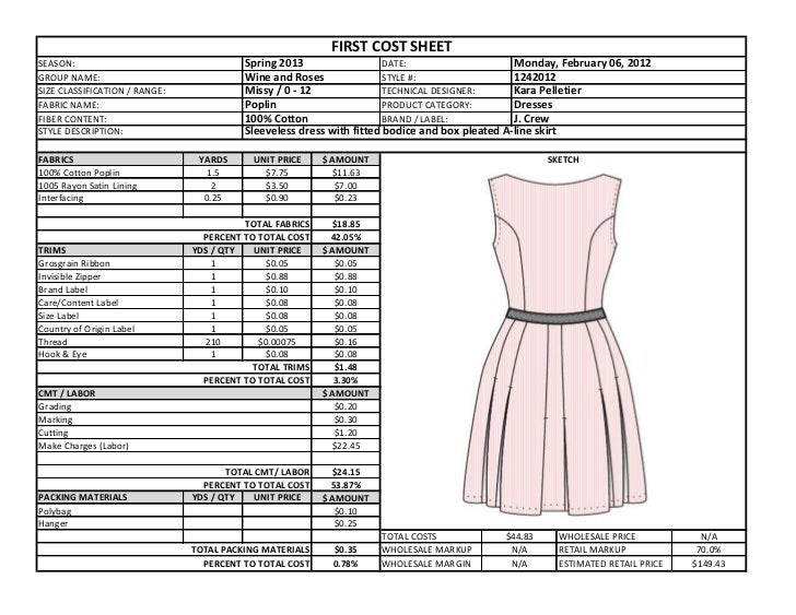 Box Pleated Dress Tech Pack