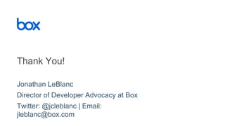 Understanding Box applications, tokens, and scoping