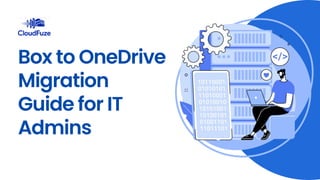 Box to OneDrive
Migration
Guide for IT
Admins
 