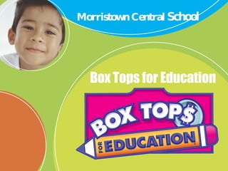 Box Tops for Education Morristown Central  School 