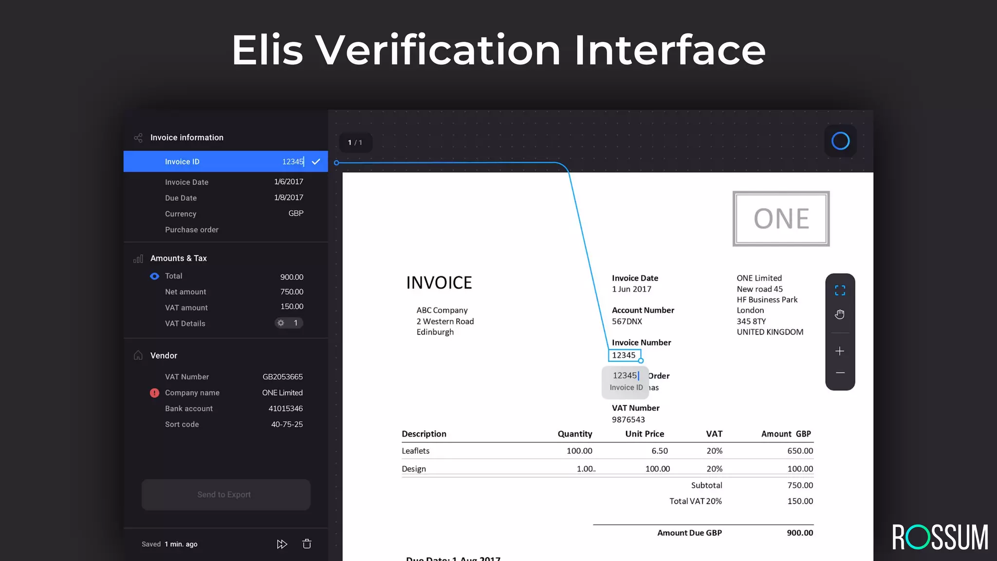 Elis Verification Interface
 
