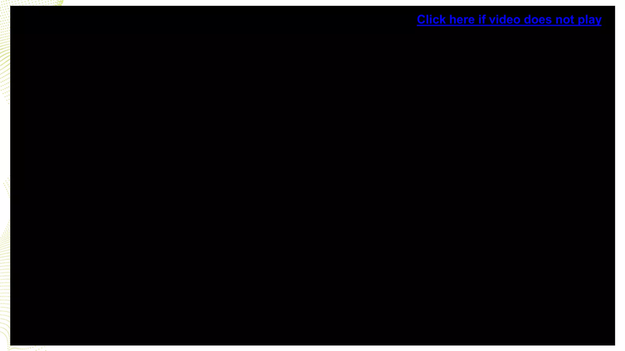 Click here if video does not play
 