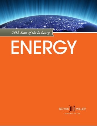 2013 State of the Industry

Energy

 