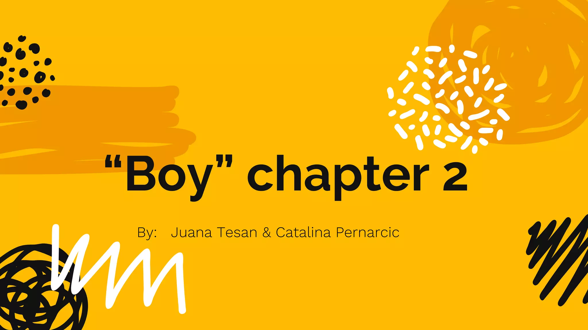 Boy chapter 2 PPT