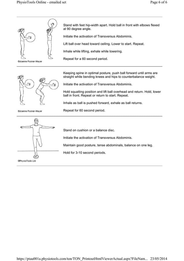 Core Stability Programme | PDF