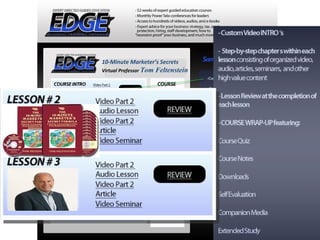10-Minute Marketer’s Secrets Virtual Professor  Tom Feltenstein 