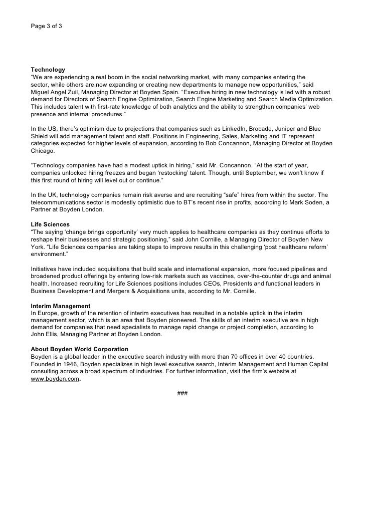 Boyden Executive Outlook