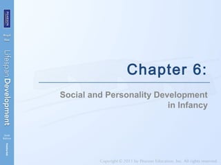 Social and Personality Development
in Infancy
Chapter 6:
 