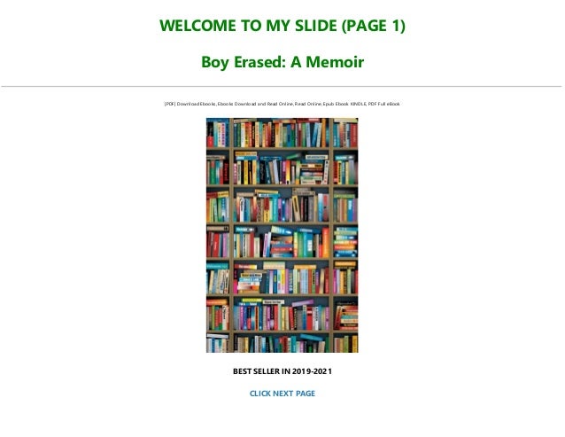 Boy Erased A Memoir Download Free Ebook