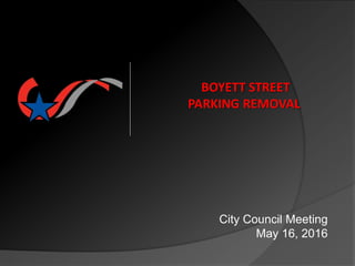 City Council Meeting
May 16, 2016
 