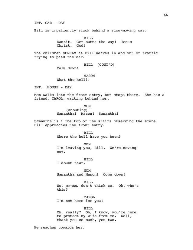 Boyhood Script