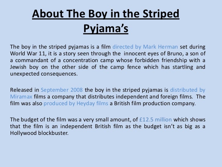 boy with the striped pajamas summary of chapters