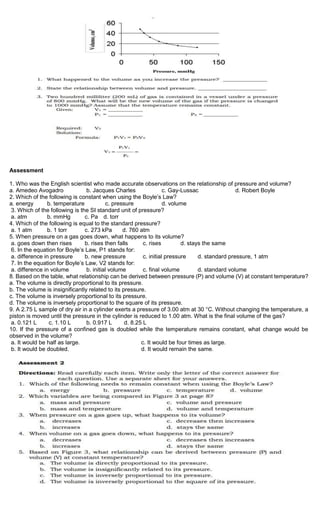 Boyles law module in the grade 10 science | DOCX