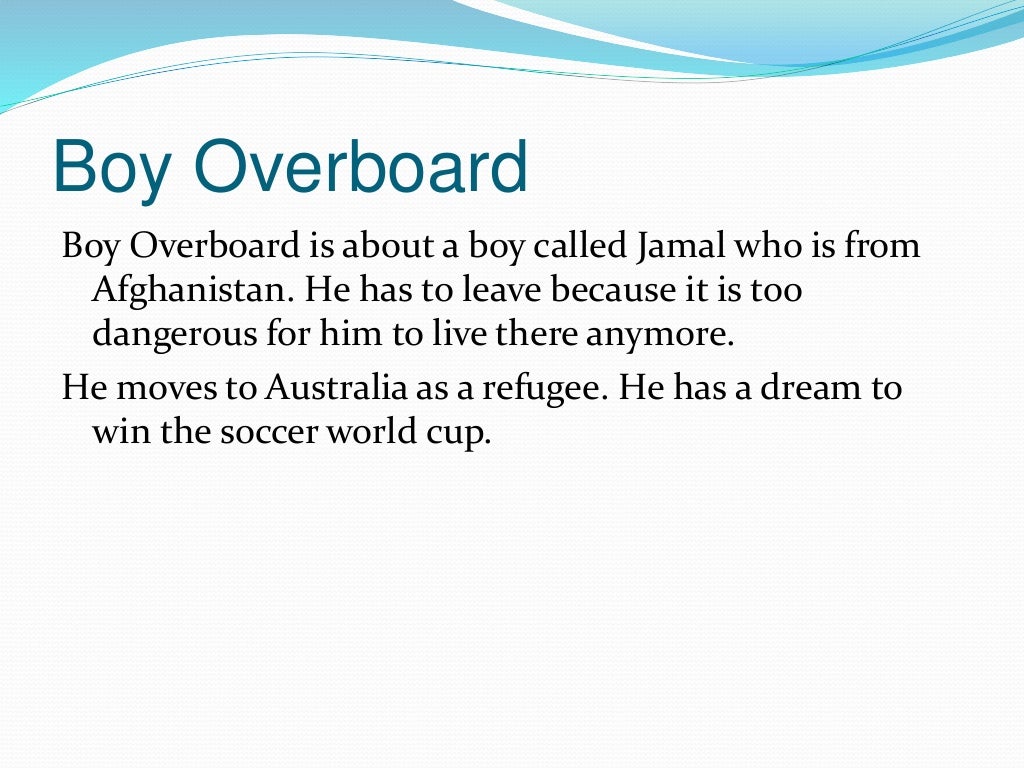 Boy overboard