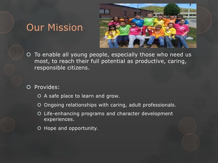 Boys and girls club of america