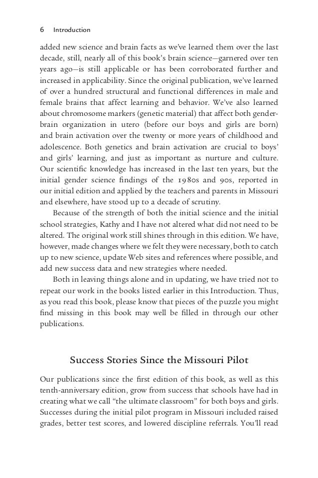 Essays On Boys Learn Differently Than Girls | Essay Samples