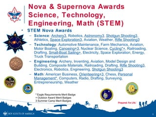 Boy Scouts STEM Nova Awards | PPT