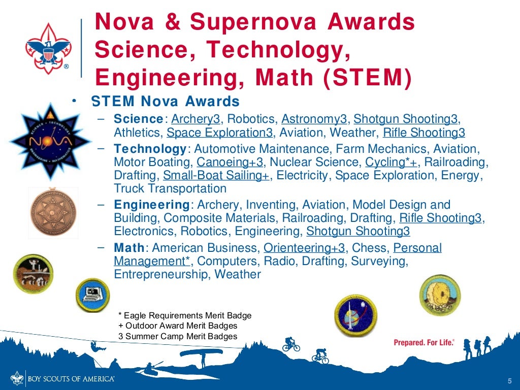Boy Scouts STEM Nova Awards