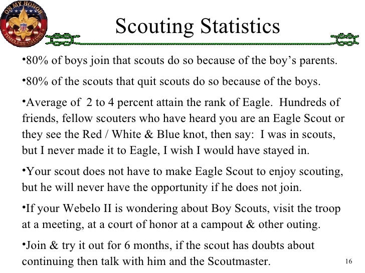 Boy scout transition