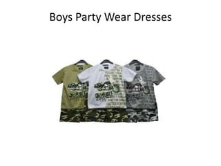 Boys Party Wear Dresses
 