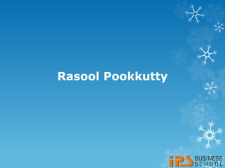 Rasool Pookkutty
 