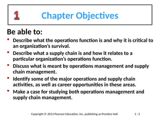 Introduction to Operations and Supply Chain Management | PPT
