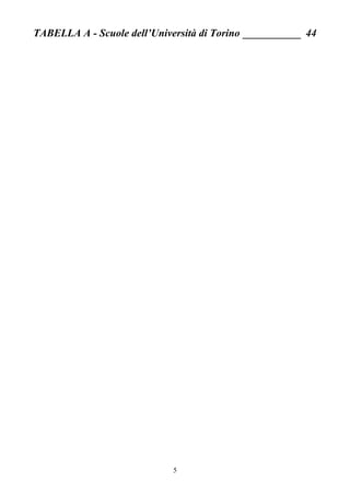 TABELLA A - Scuole dell’Università di Torino ___________ 44




                             5
 