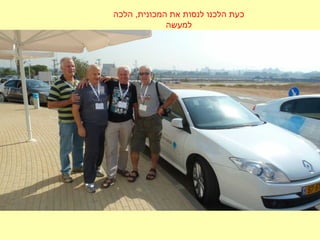 ‫הלכה‬ ,‫המכונית‬ ‫את‬ ‫לנסות‬ ‫הלכנו‬ ‫כעת‬
‫למעשה‬
 