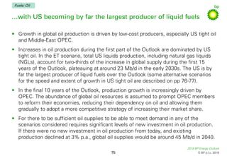 2018 BP Energy Outlook
© BP p.l.c. 2018
…with US becoming by far the largest producer of liquid fuels
• Growth in global o...