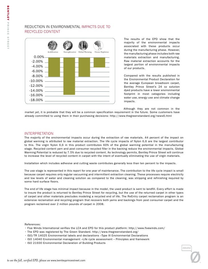 environmental product declaration