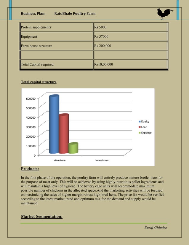 Business Plan Poultry Industry PDF