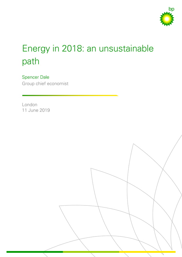 BP Statistical Review World Energy 2019 Spencer Dale Speech PDF