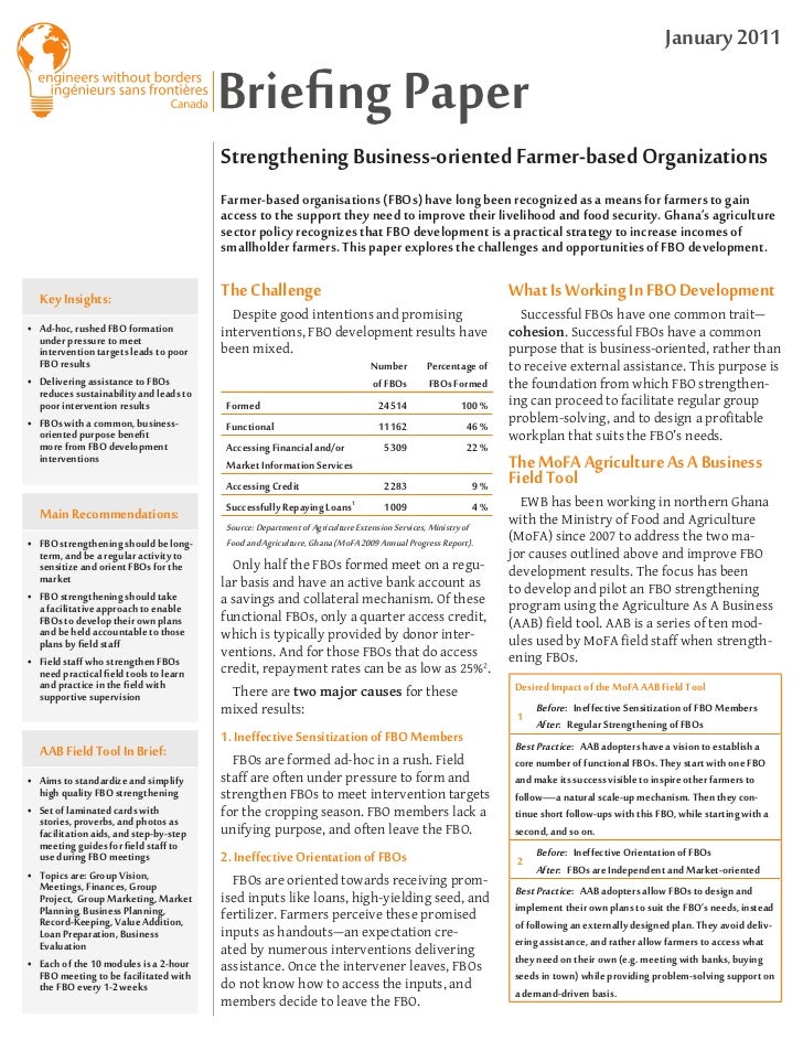 how to write a briefing paper briefing paper strengthening fbos how to write a briefing paper briefing paper strengthening fbos