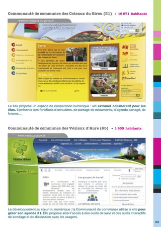 Communauté de communes des Coteaux du Girou (31) • 16 071 habitants
       www.cc-coteaux-du-girou.fr




Le site propose ...