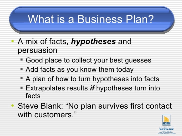 No business plan survives first contact with customers