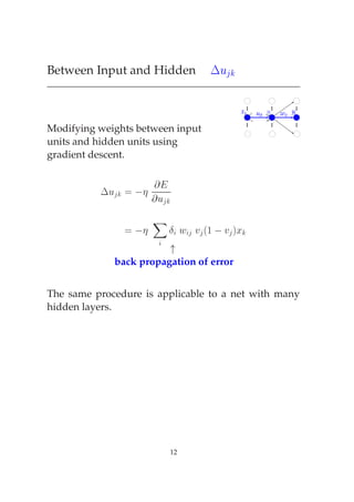 The Back Propagation Learning Algorithm | PDF