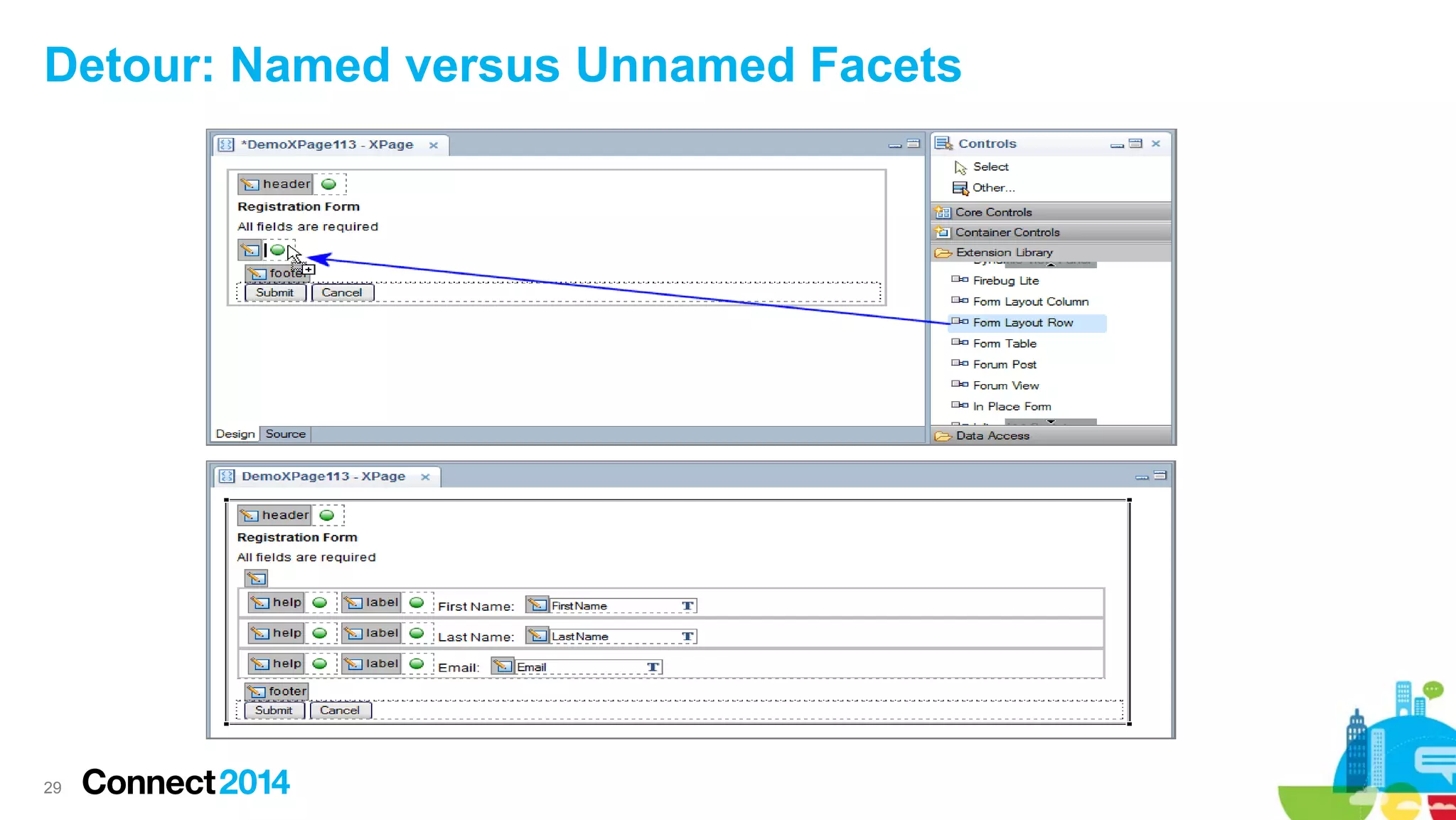 Detour: Named versus Unnamed Facets

29

 