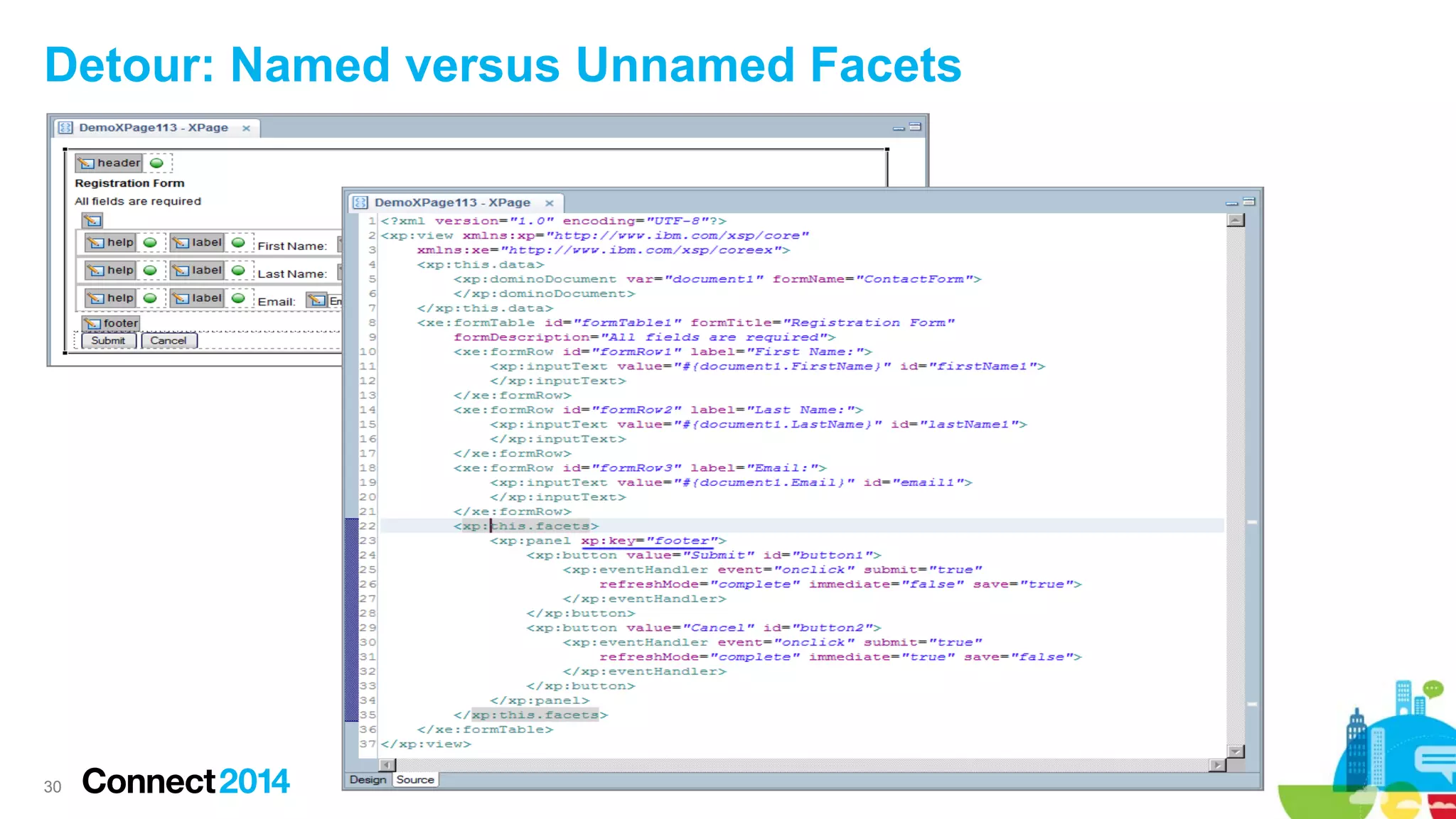Detour: Named versus Unnamed Facets

30

 